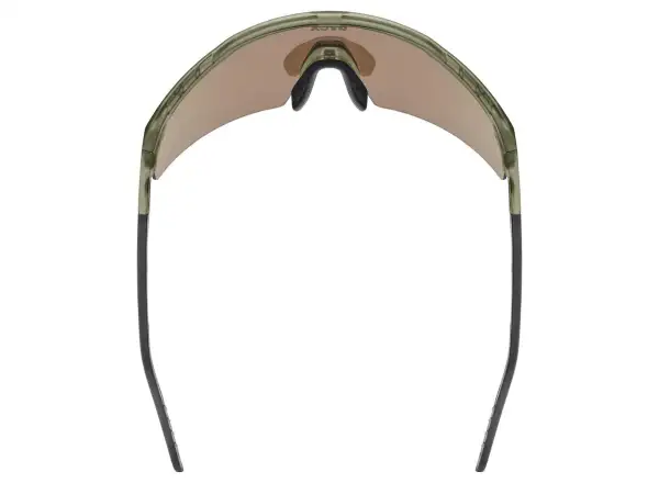 Uvex Flowline Sonnenbrille Olive Matt/Mirror Gold