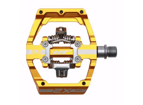 HT HTI-X2 MTB Klickpedale goldfarben