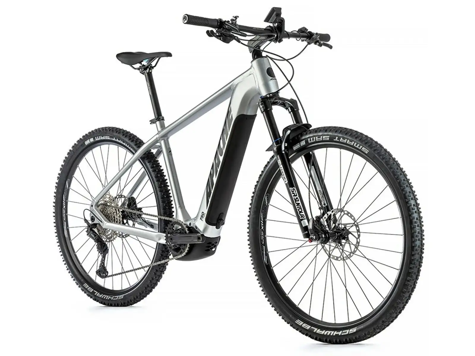 Apache Hupahu 1 E-Mountainbike (Bosch 750 Wh) Silber