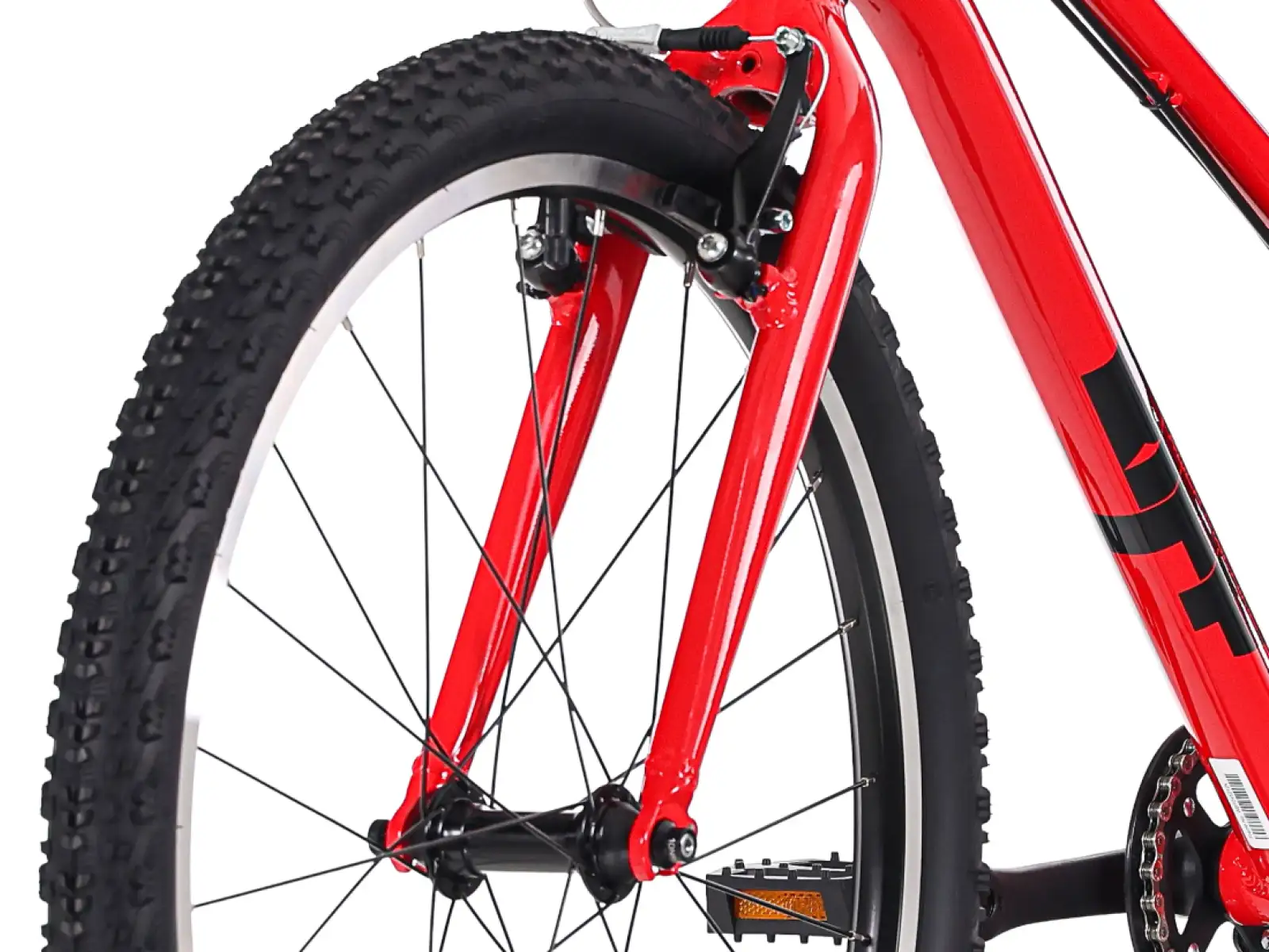 Rock Machine RIFF Jr 24 Kinderfahrrad Gloss Fire Red