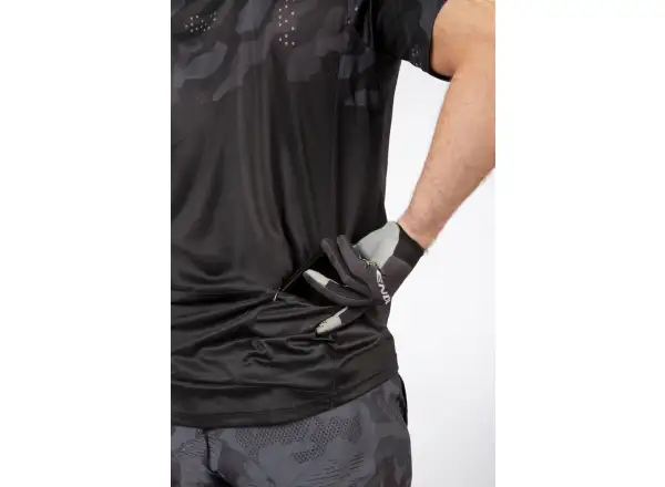 Endura Hummvee Ray S/S Herren-Trikot Kurzarm Schwarz