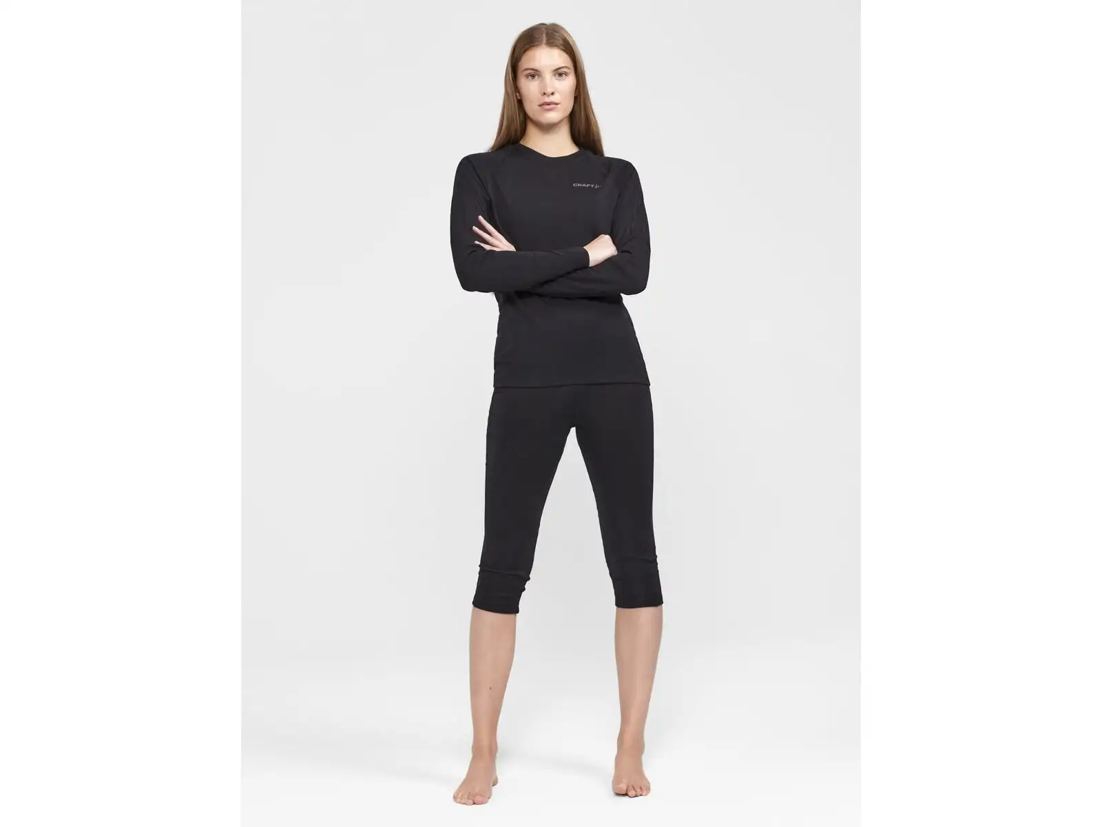 Craft ADV Wool Merino Damen Unter 3/4 Hose black