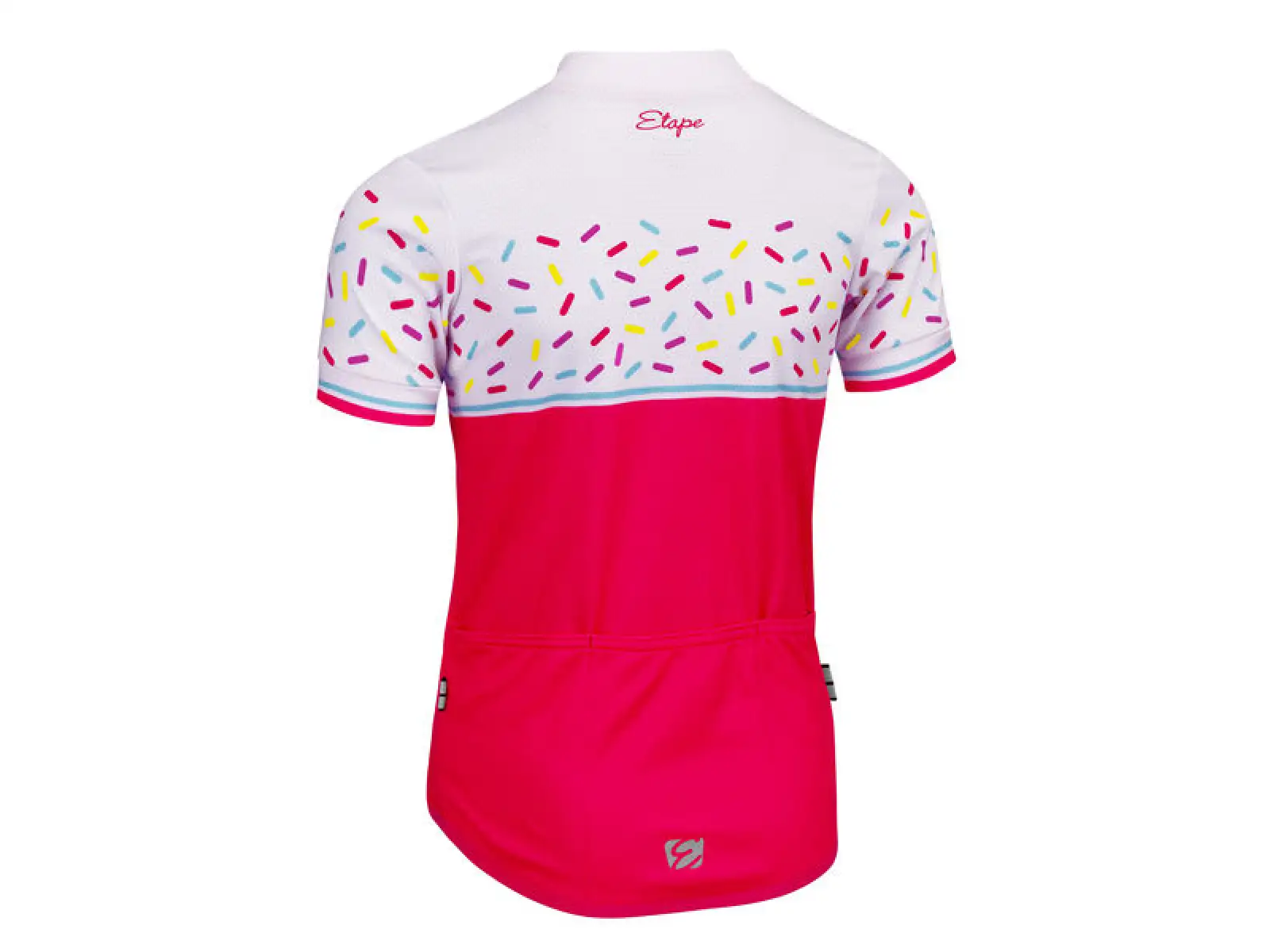 Etape Rio Kinder Kurzarmtrikot pink/weiß