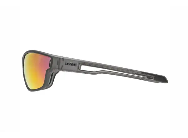 Uvex Sportstyle 806 Brille Smoke Matt/Mirror Red