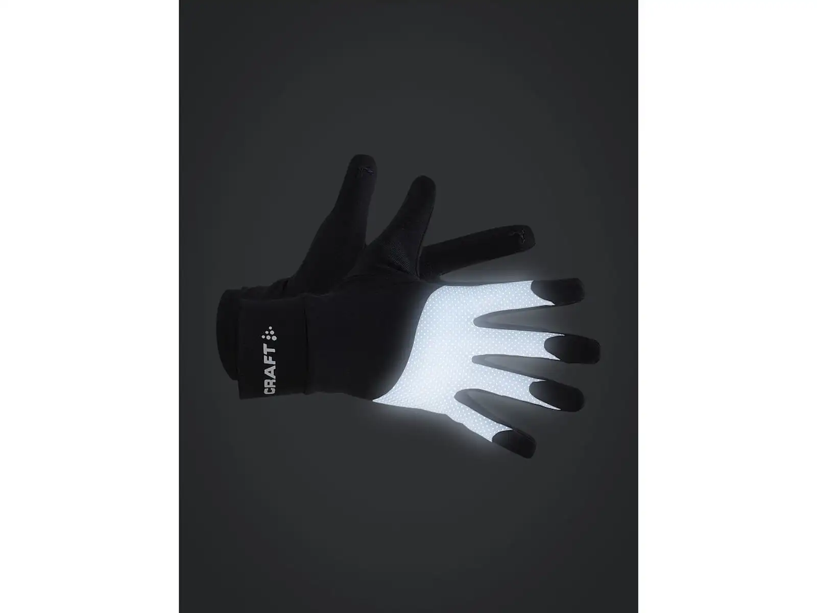 Craft ADV Lumen Fleece Laufhandschuhe Schwarz