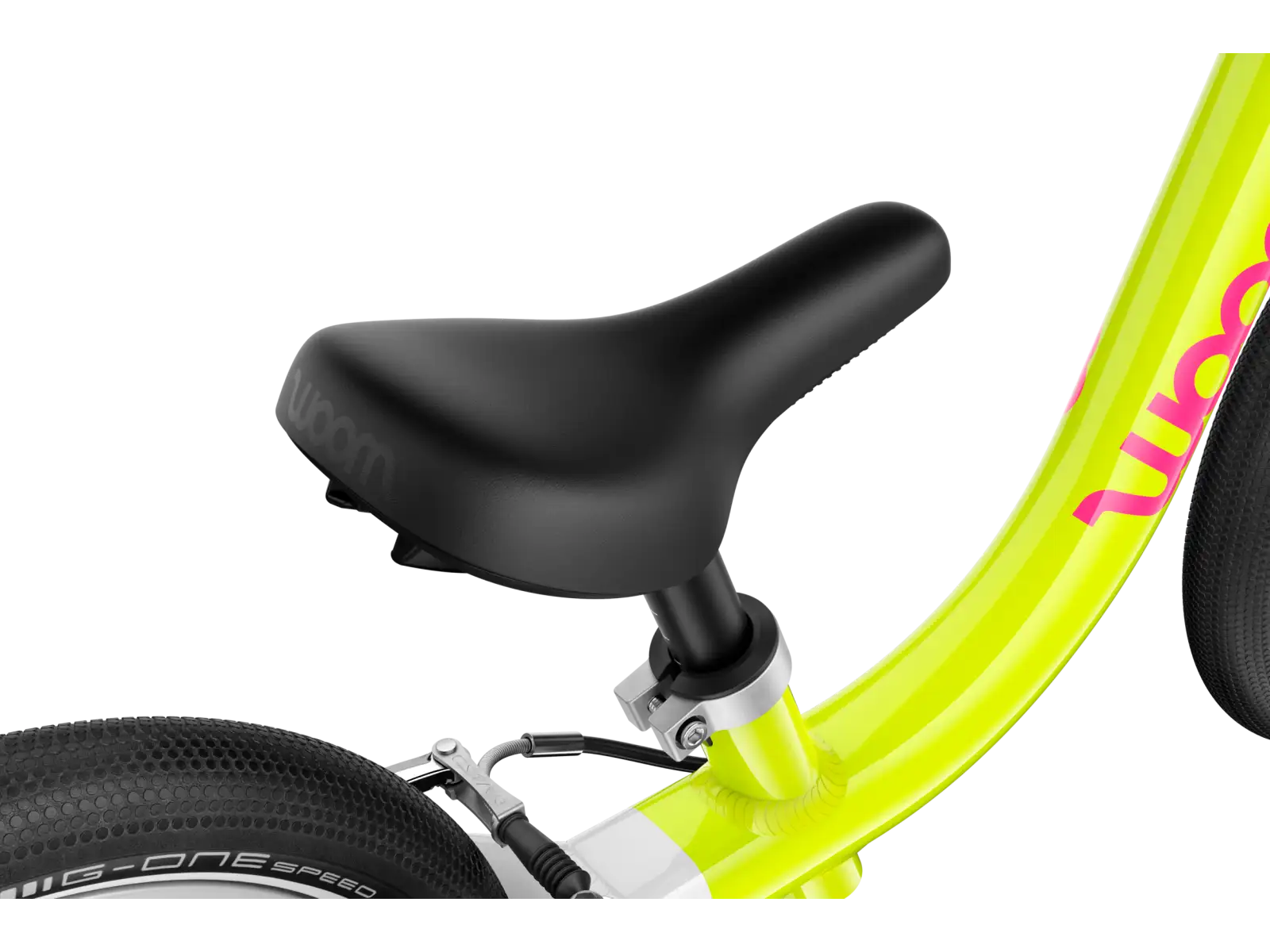 Woom GO 1 Kinderlaufrad neon lime