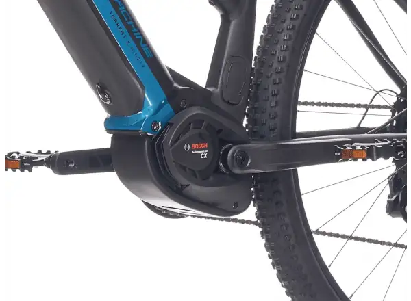 Rock Machine Torrent e90-29 B Touring Easy Entry E-Bike Matte Black / Petrol.