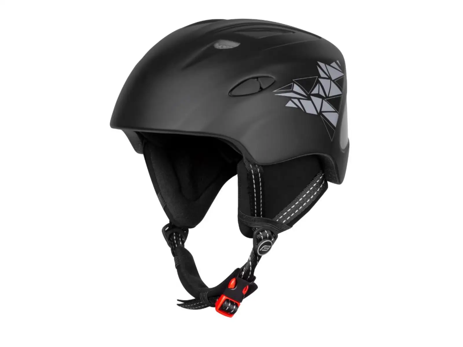 Force Ski Skihelm schwarz/grau.