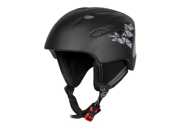 Force Ski Skihelm schwarz/grau.