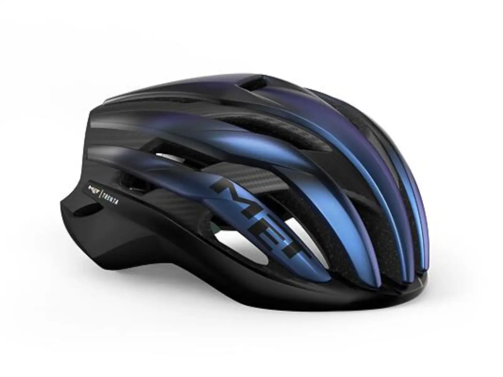 MET Trenta 3K Carbon MIPS Helm Blue Iridescent/Matt