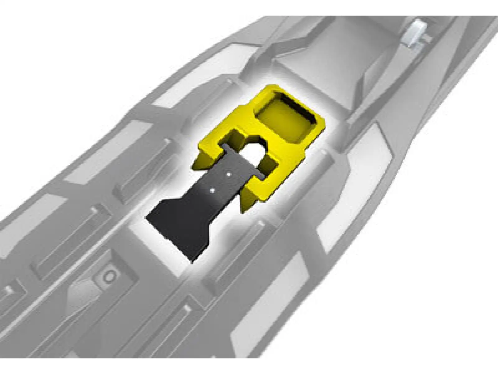 Fischer CONTROL STEP-IN IFP Langlaufbindung für klassischen Stil 2022/23 yellow