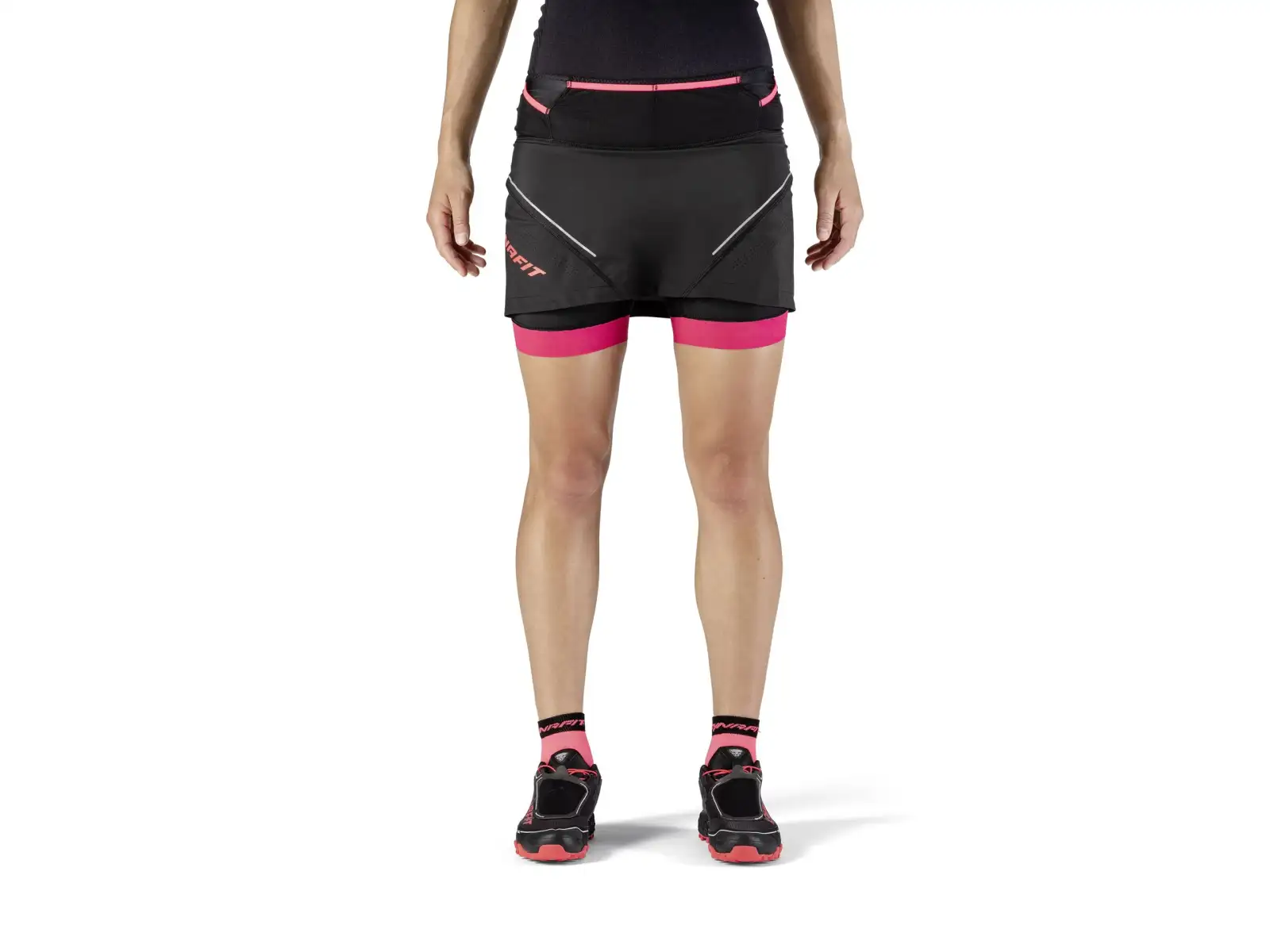 Dynafit Ultra 2in1 Rock W Damen Laufrock Black Out.