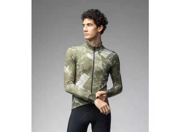Alé Pragma Space Herrentrikot langarm Army Green