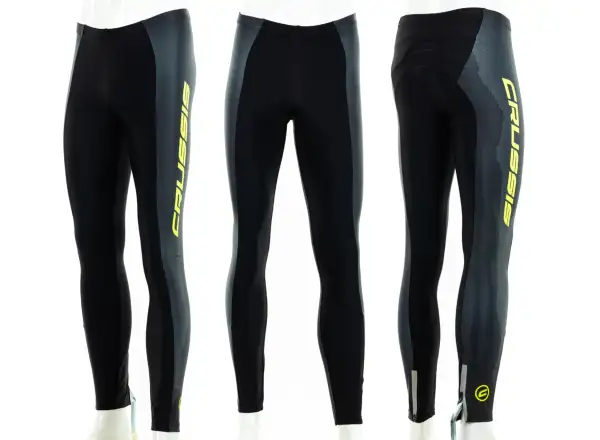 Crussis elastische Herrenhose Schwarz/Gelb