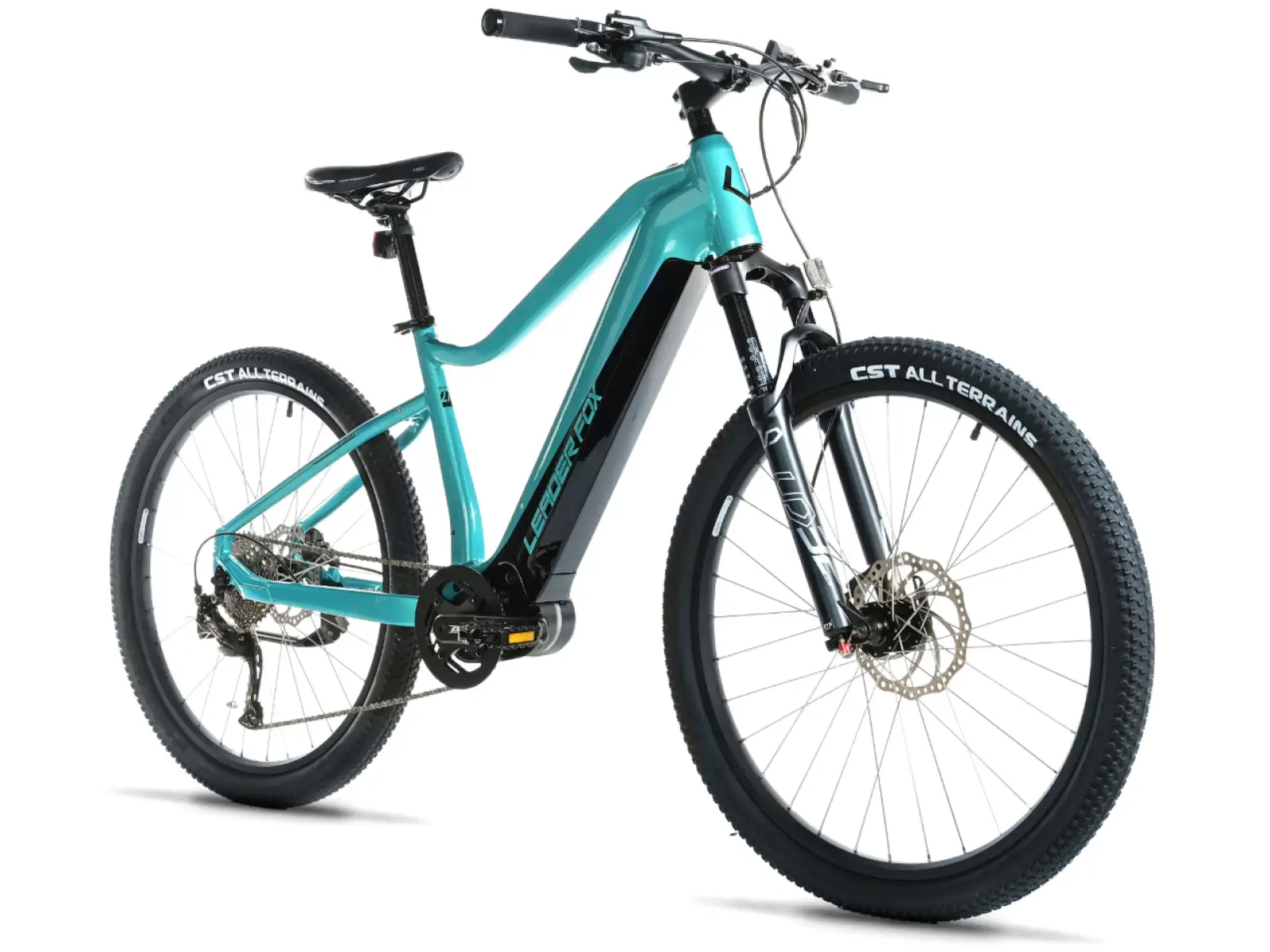 Leader Fox Swan 27,5 Herren-E-Mountainbike türkis