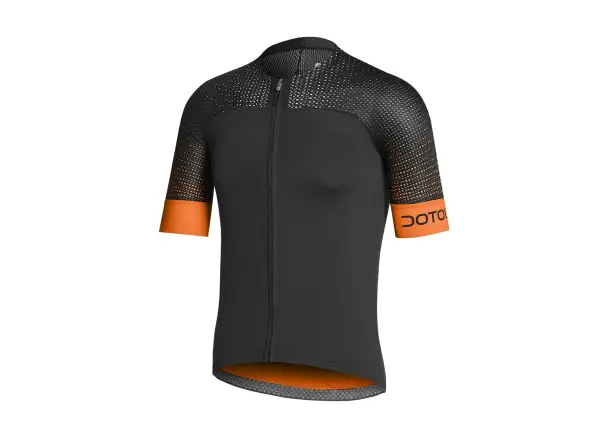 Dotout Herren Kurzarmtrikot schwarz/fluo orange