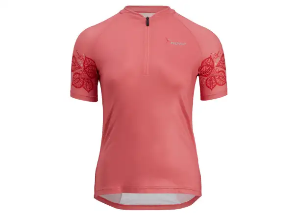 Silvini Sabatini Damen-Fahrradtrikot Kurzarm Blush/Punch