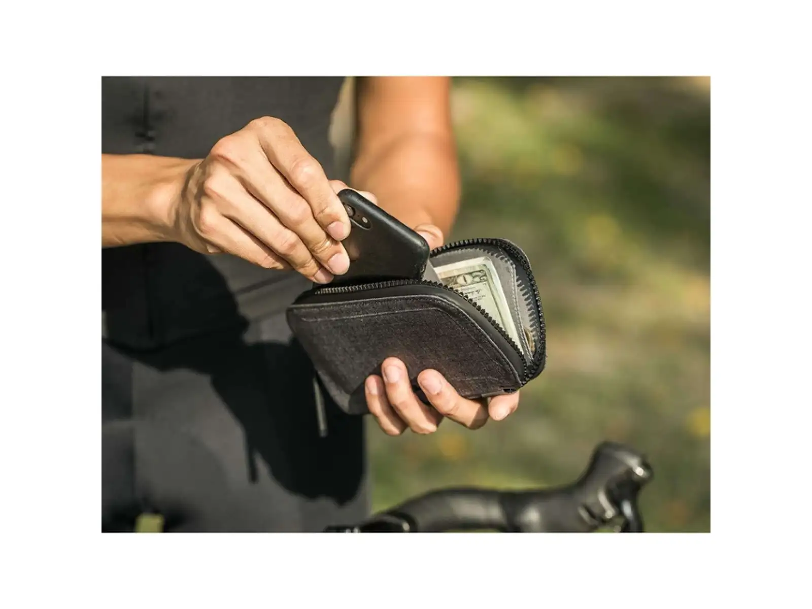 Topeak Fahrrad-Geldbörse 5,5-Zoll Geldbörse und Handyhülle