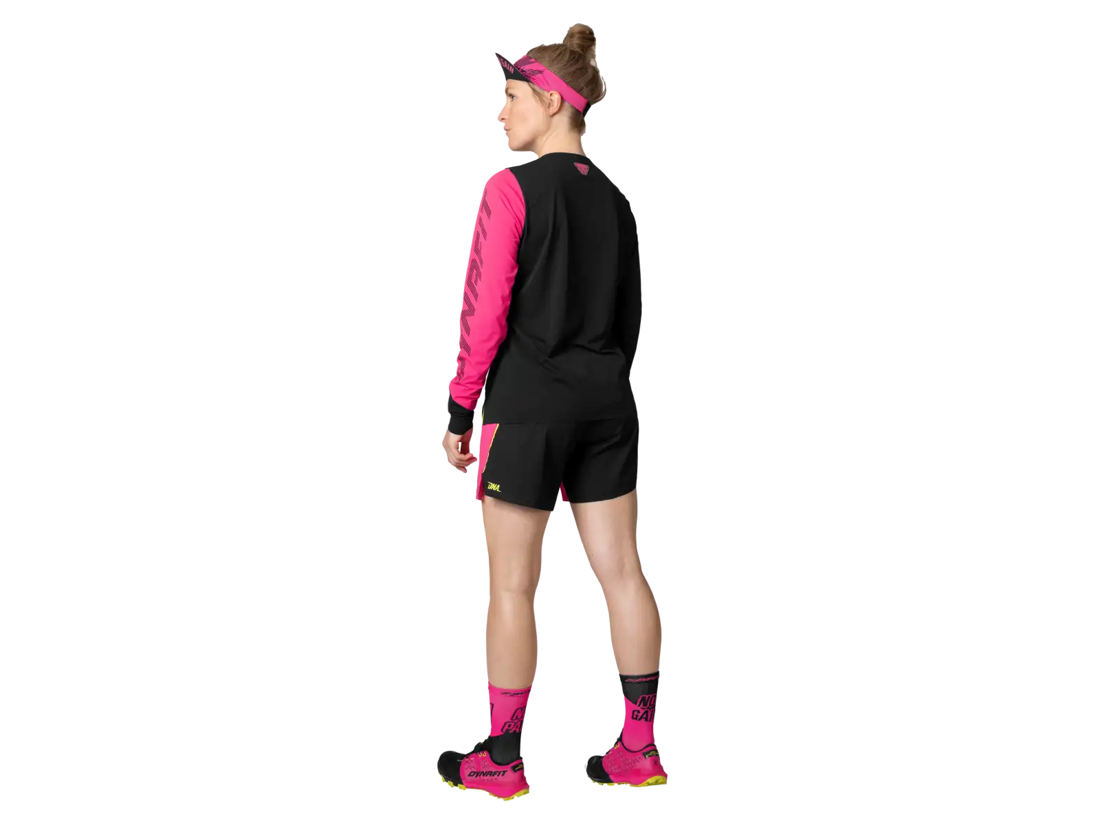Dynafit DNA Damen-Laufshirt Langarm Pink Glo