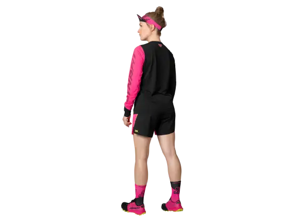 Dynafit DNA Damen-Laufshirt Langarm Pink Glo