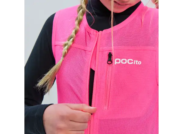 POC POCito VPD Air Vest Rückenschutz Fluoreszierendes rosa