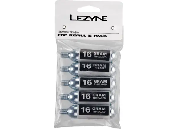 Lezyne CO₂‑Kartuschen – 16 g, 5 Stk.