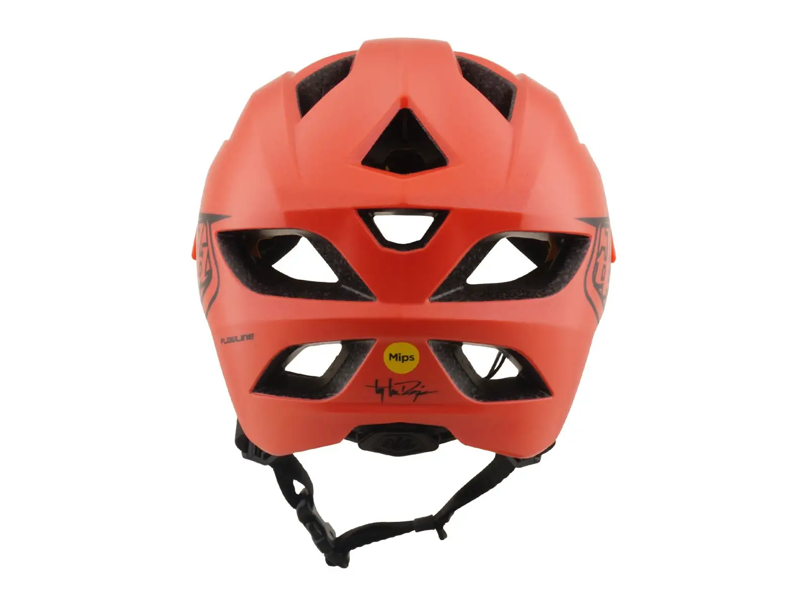 Troy Lee Designs Flowline Mips Kinderhelm Point Coral/Charcoal