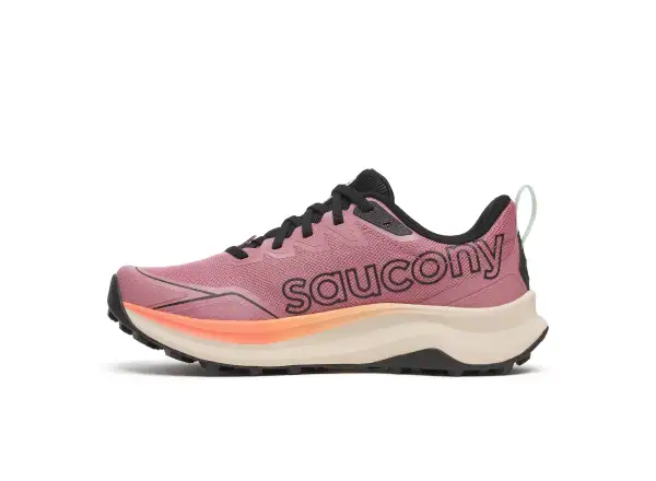 Saucony Peregrine 16 Damen Laufschuhe Mauve/Salmon
