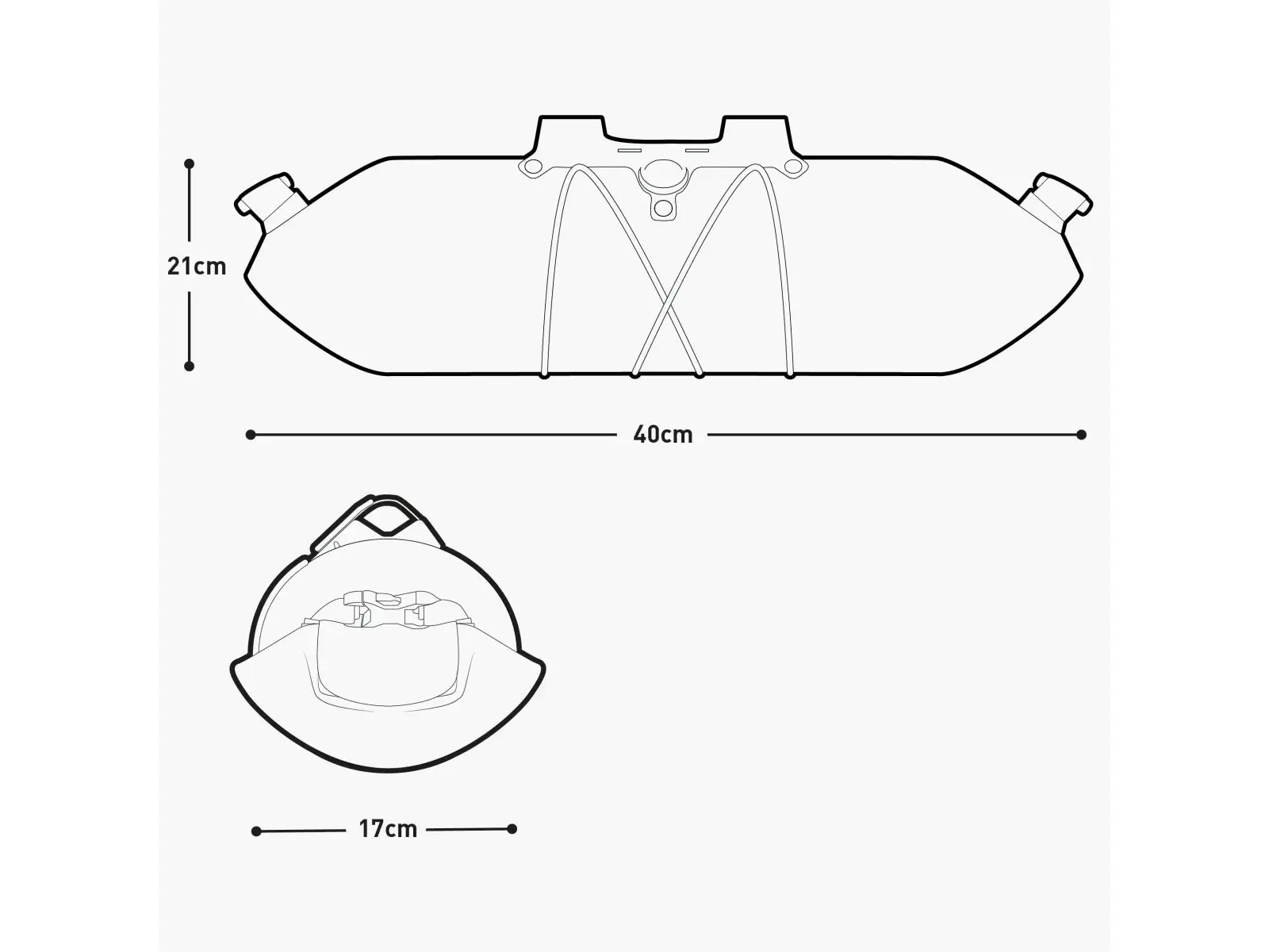 Evoc Handlebar Pack BOA WP 9 Lenkertasche Black