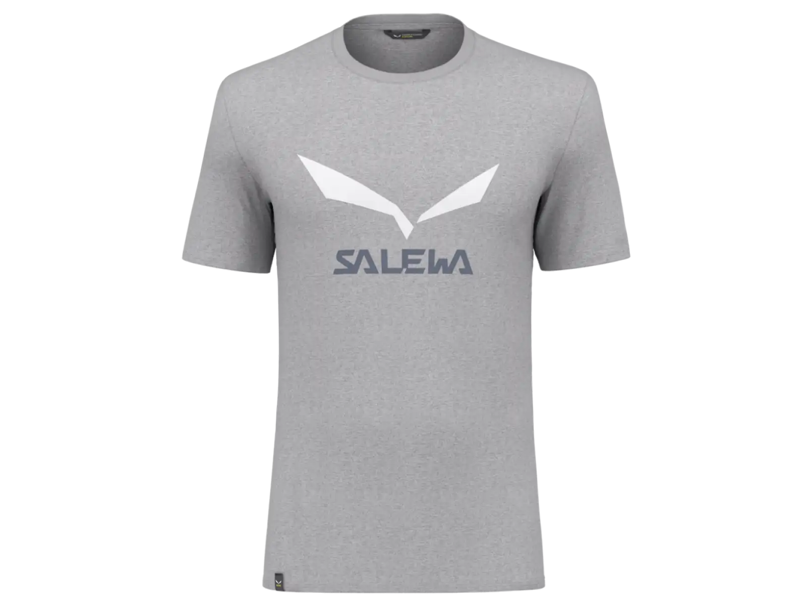 Salewa Solidlogo Dry Herren T-Shirt Kurzarm Heather Grey