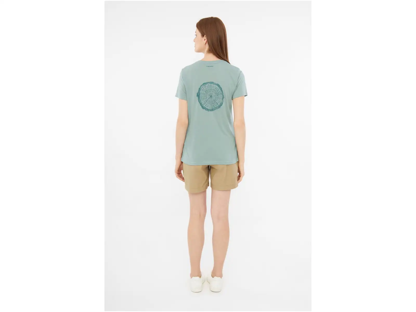 Viking Rune Bamboo Damen T-Shirt green-turquise