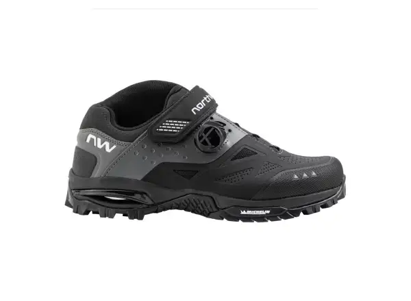 Northwave Enduro Mid 2 Herren-Fahrradschuhe Black/Dark Grey