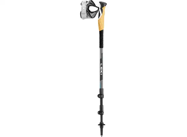 Leki Cross Trekkingstöcke Dark Anthracite/LightBlue Gr. 100-135 cm