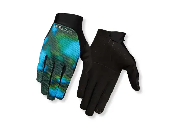 Giro Trixter lange Fahrradhandschuhe Frequency Blue
