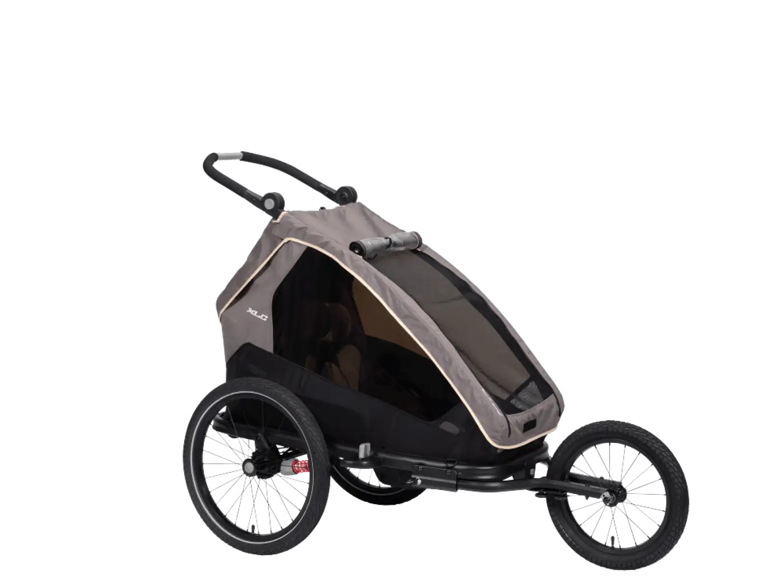 XLC MONOs BS-C09 Kinderanhänger 20" grau/beige/anthrazit