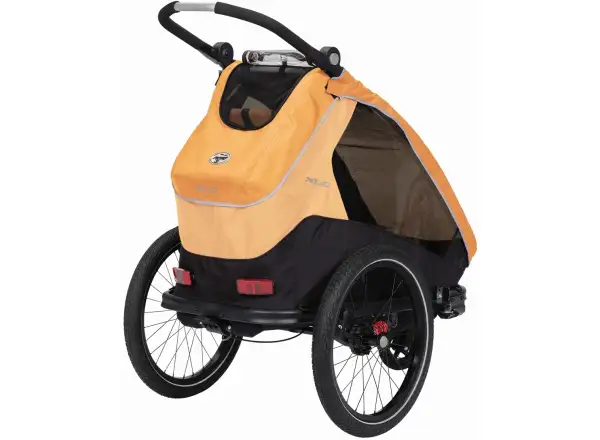 XLC MONOs BS-C09 Kinderanhänger 20" Ringelblume/Anthrazit