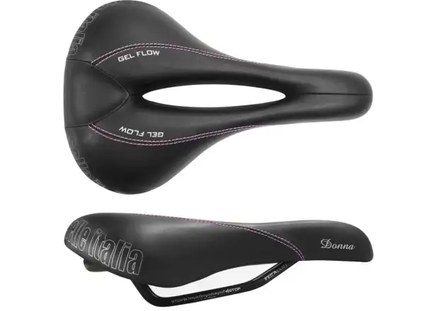 Selle Italia Donna Gel Flow L2 Sattel Schwarz