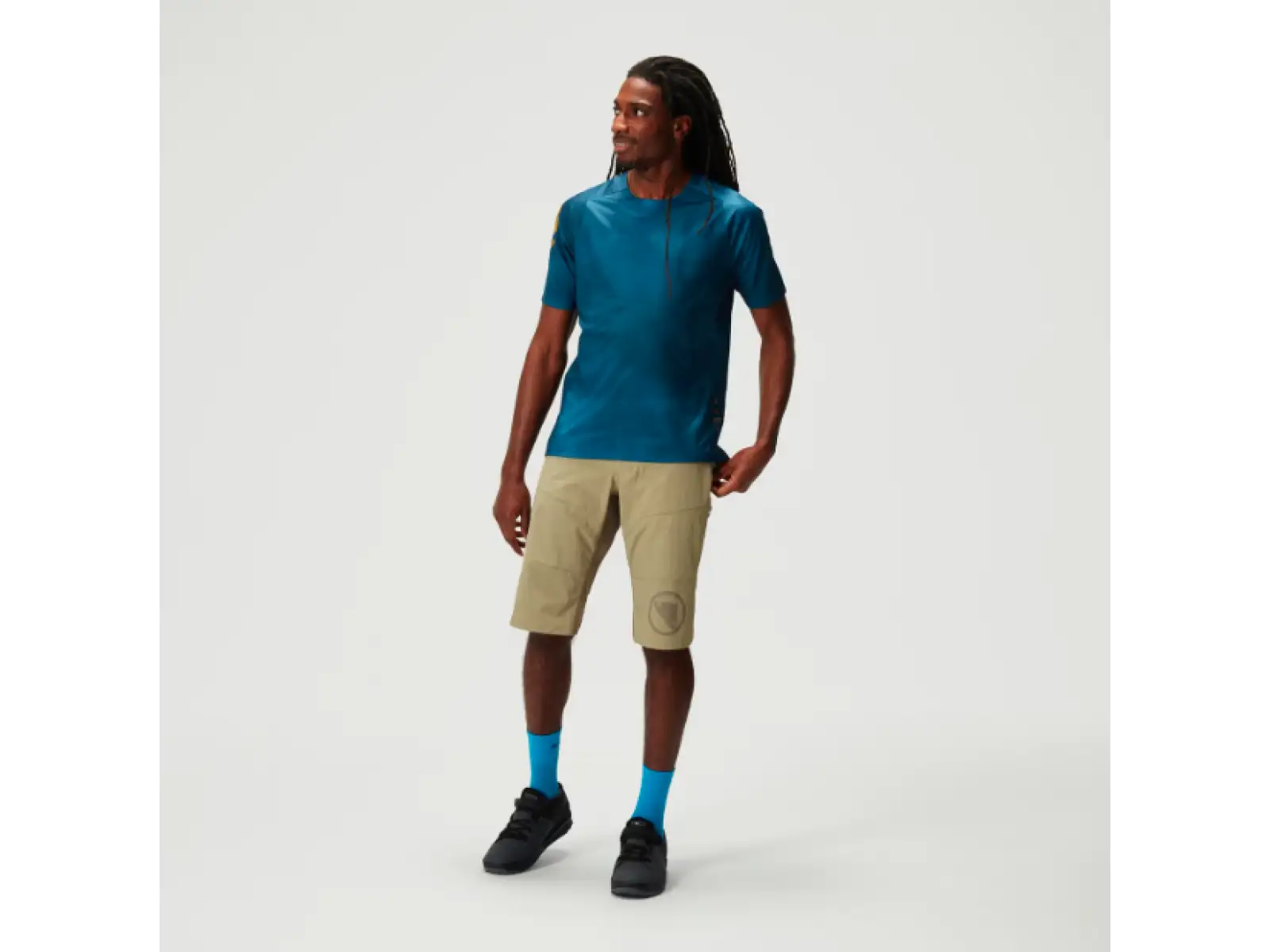 Endura Cloud Herrentrikot kurzarm Blue Steel