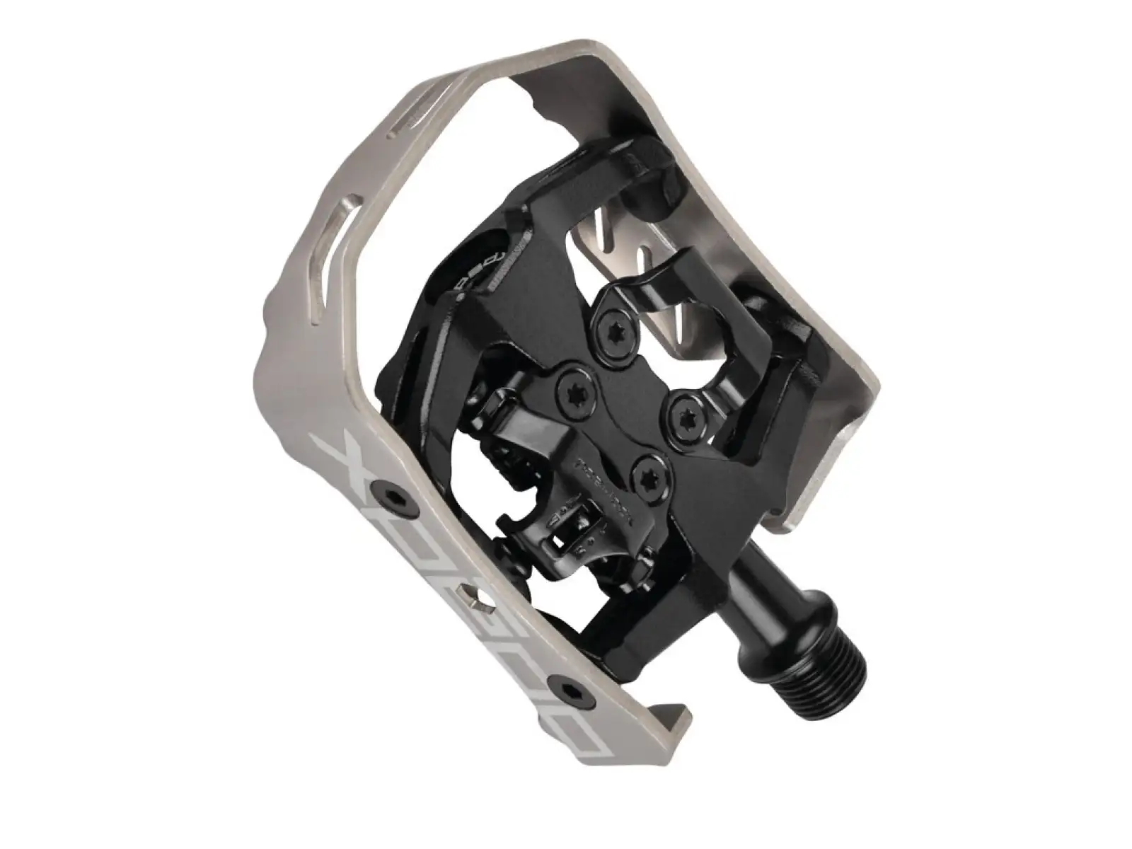 X-pedo Milo SPD Klick-Pedale schwarz/silber