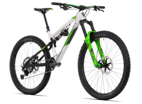 Rock Machine Blizzard 90-297 RZ silber/grün Fully Mountainbike