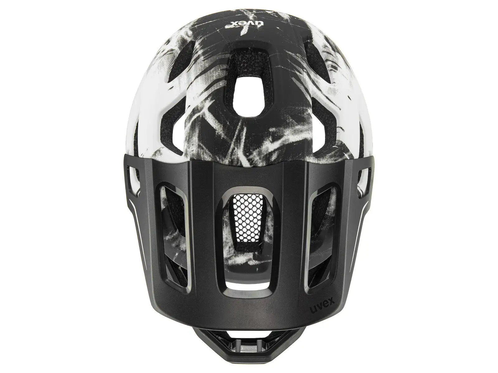 Uvex React JR Fullface MTB Helm White Matt