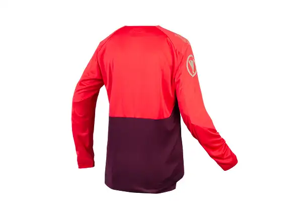 Endura MT500 Burner Herren Langarmtrikot Aubergine