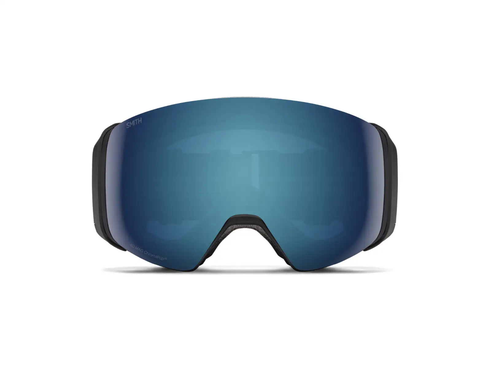 Smith 4D Mag Skibrille Black / ChromaPop Sun Blue Mirror (2 Gläser)