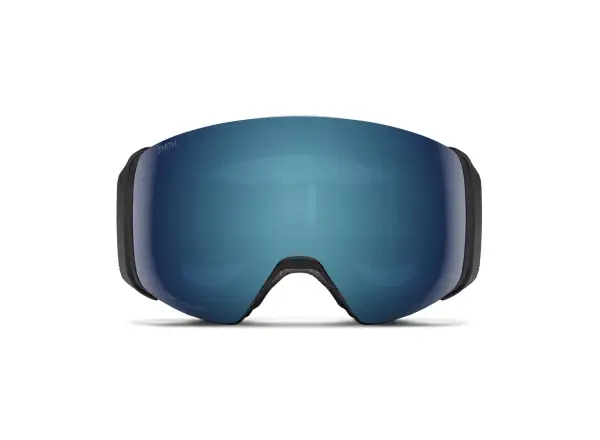 Smith 4D Mag Skibrille Black / ChromaPop Sun Blue Mirror (2 Gläser)
