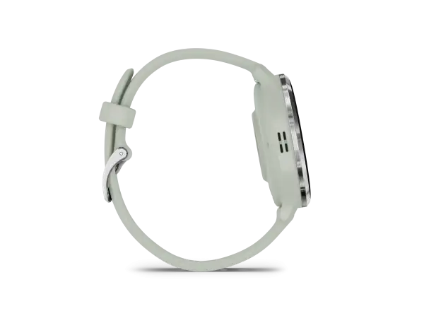 Garmin Venu 3S Smartwatch Silber/Salbeigrün