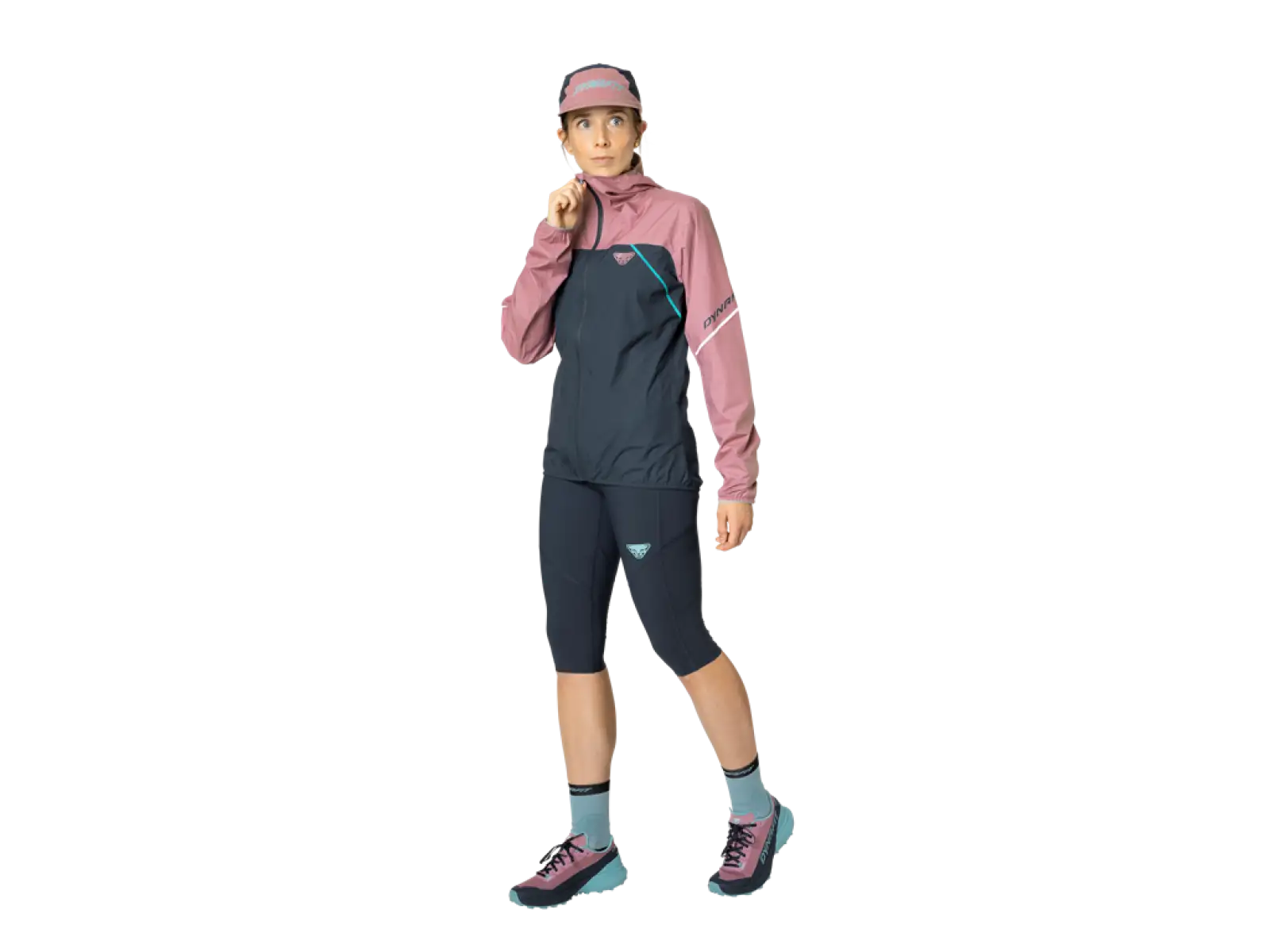 Dynafit Alpine 3 L Damen Laufjacke Mokarosa