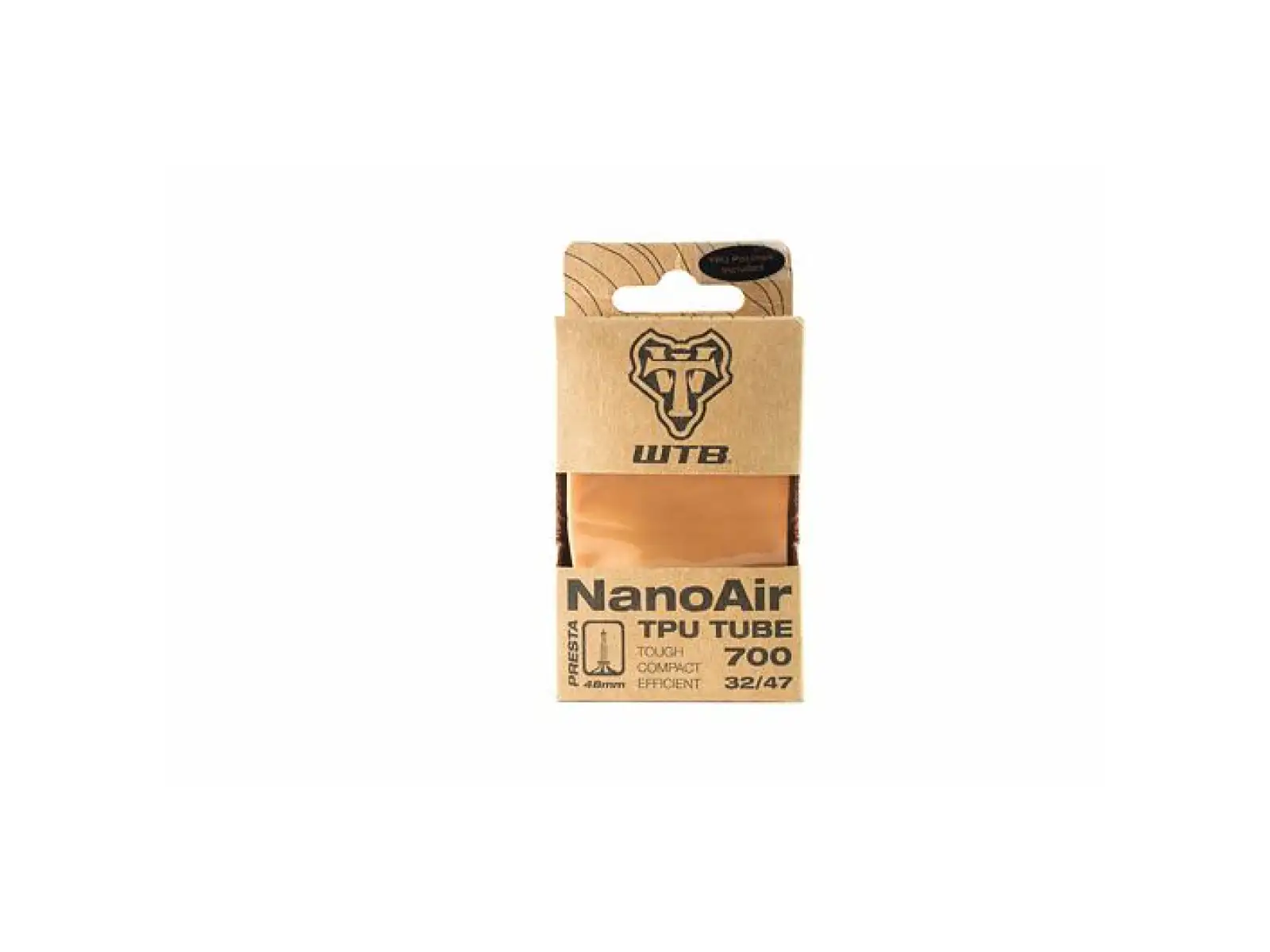 WTB NanoAir TPU 700x32/47 Trekking Tube, französisches Ventil 48 mm.