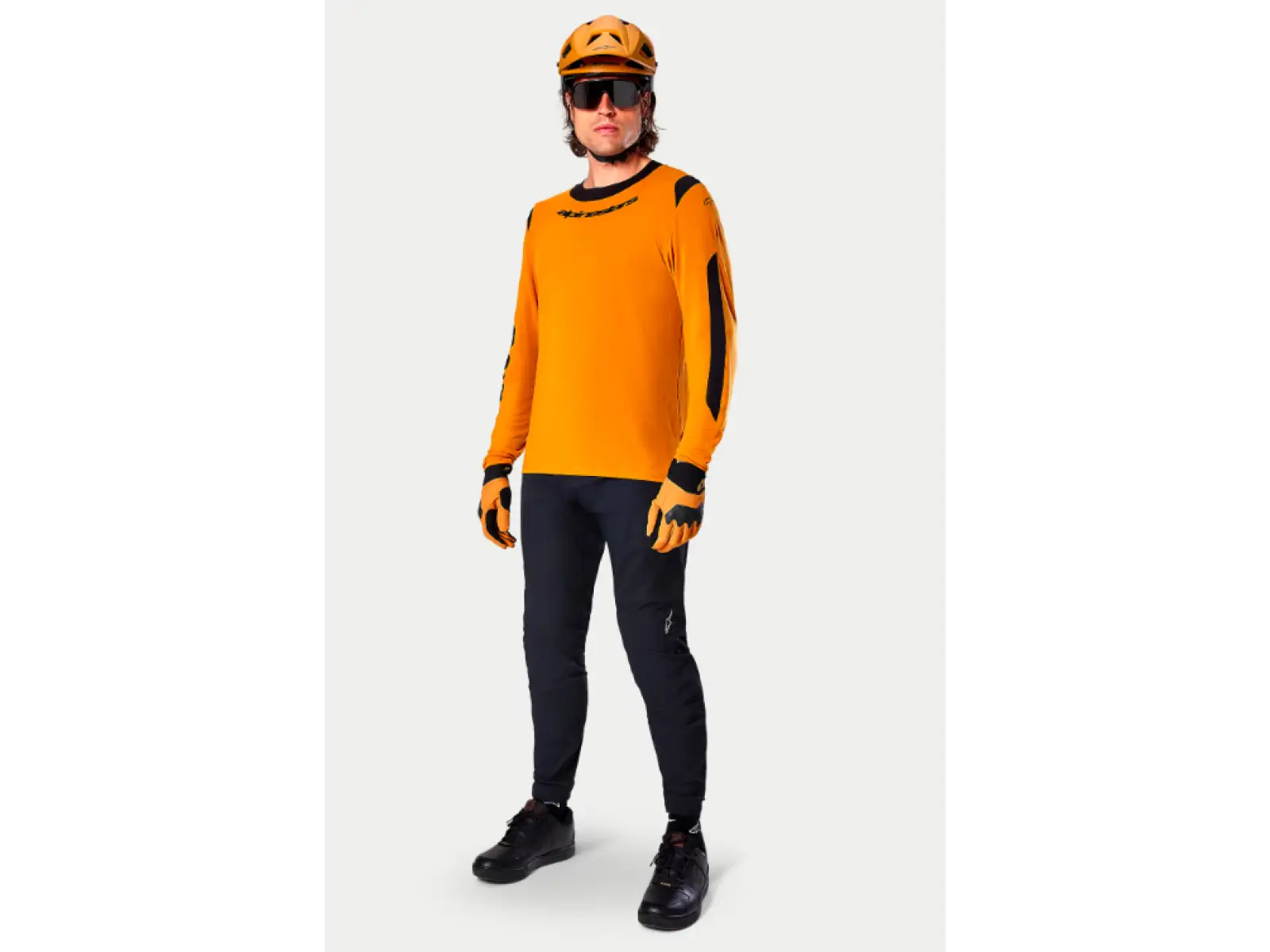 Alpinestars A-Dura Dri Wolle Herrentrikot Langarm Dark Gold