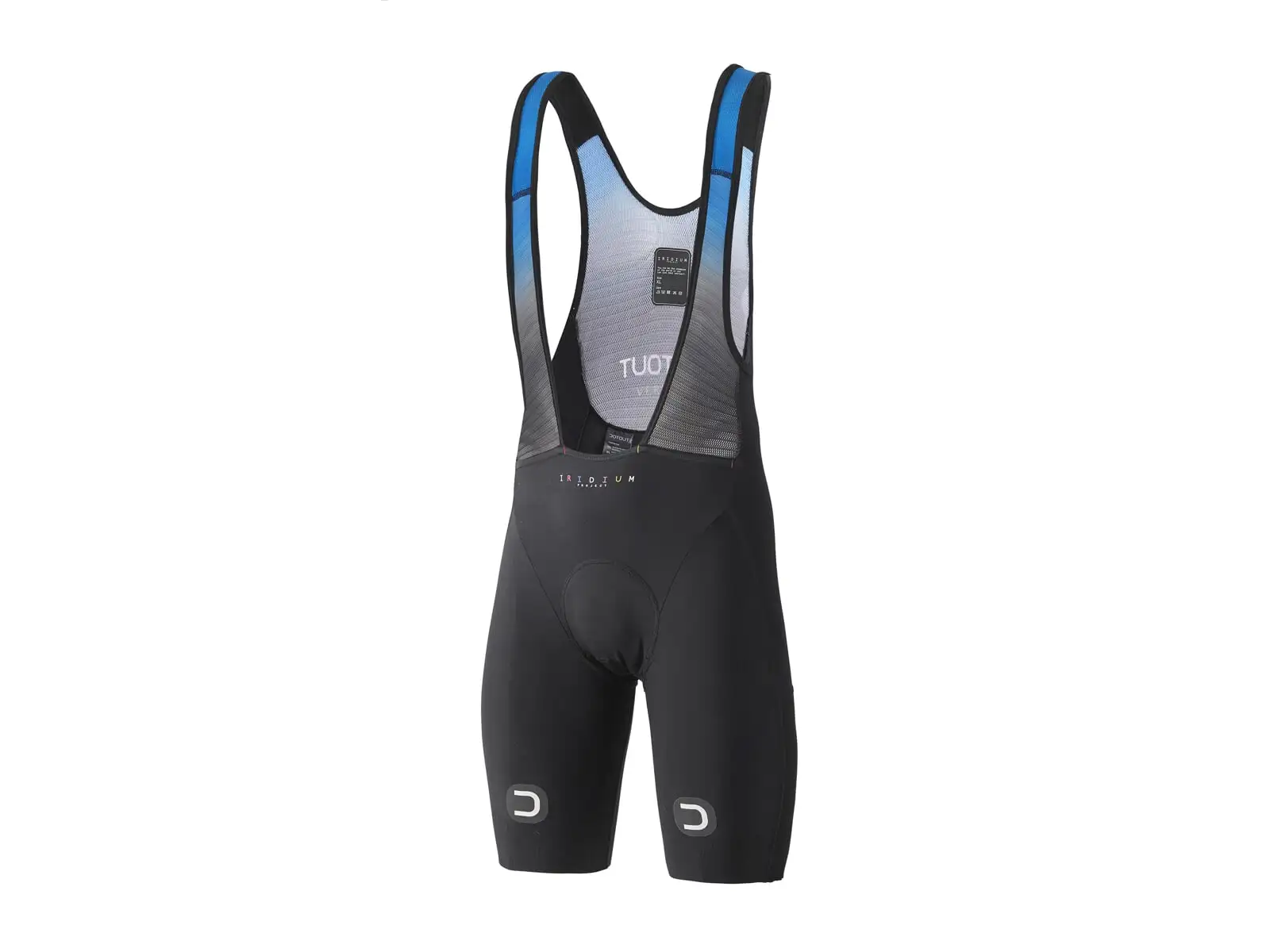 Dotout Vertical Herren Shorts mit Polsterung und Latz Schwarz