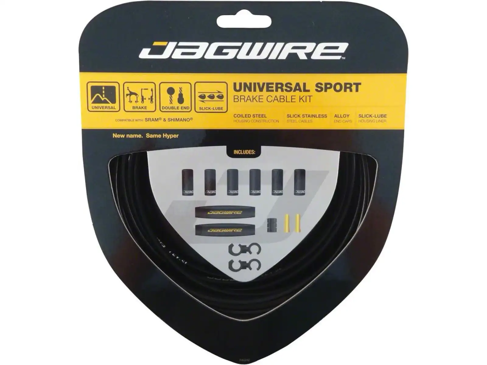 Jagwire UCK400 Universal Sport Bremsenkit, schwarz